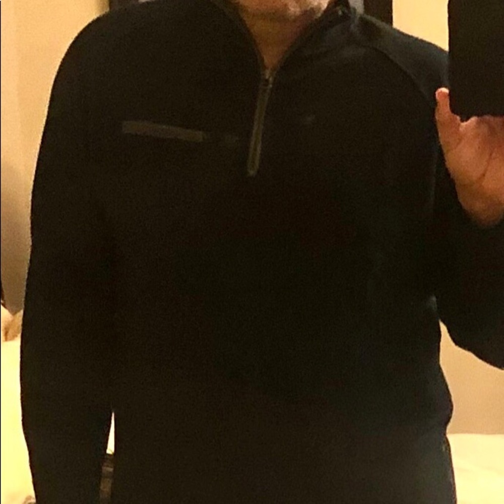 French 1/4 zip sweater.